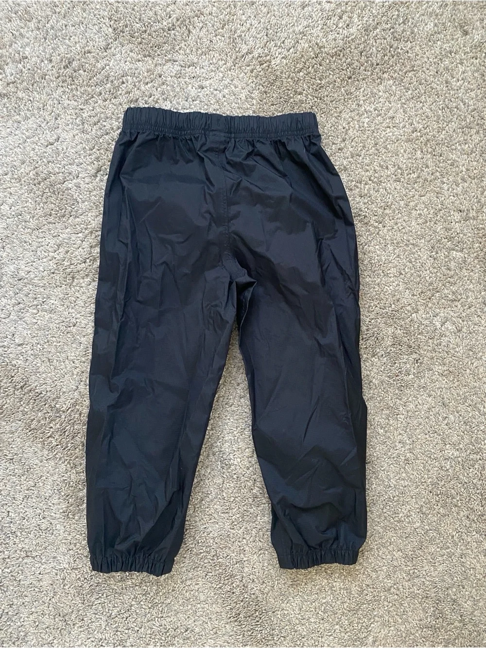 NWOT REI Kids Rainer Black Rain Pants – Lightweight Waterproof Bottoms 4T